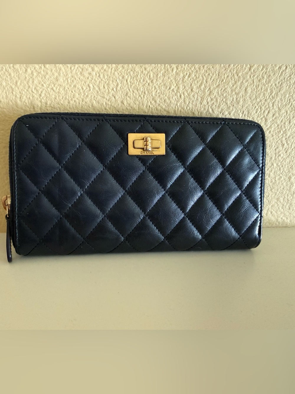 Chanel Reissue long zipper wallet second hand - Picture 13 of 14